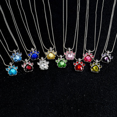 December birth stone necklace