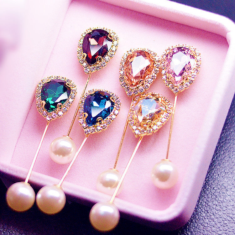 Diamond Flower Brooch