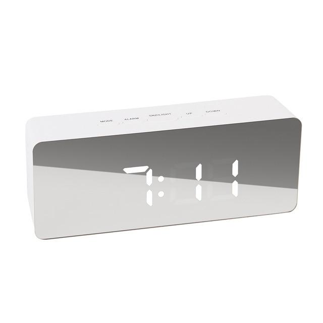 LED Mirror Clock