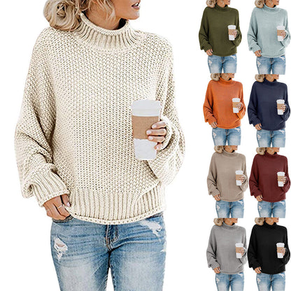 Cozy Turtleneck Cardigan