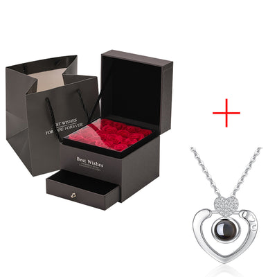 Rose Necklace Gift Set