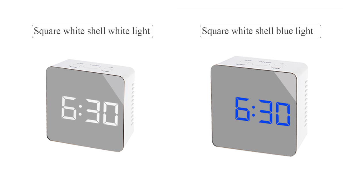 LED Mirror Clock