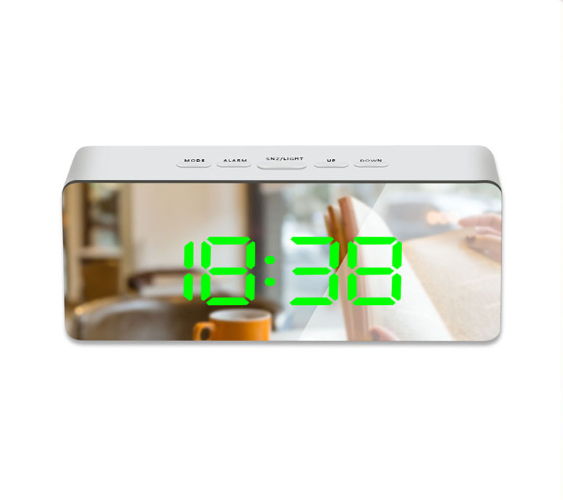LED Mirror Clock