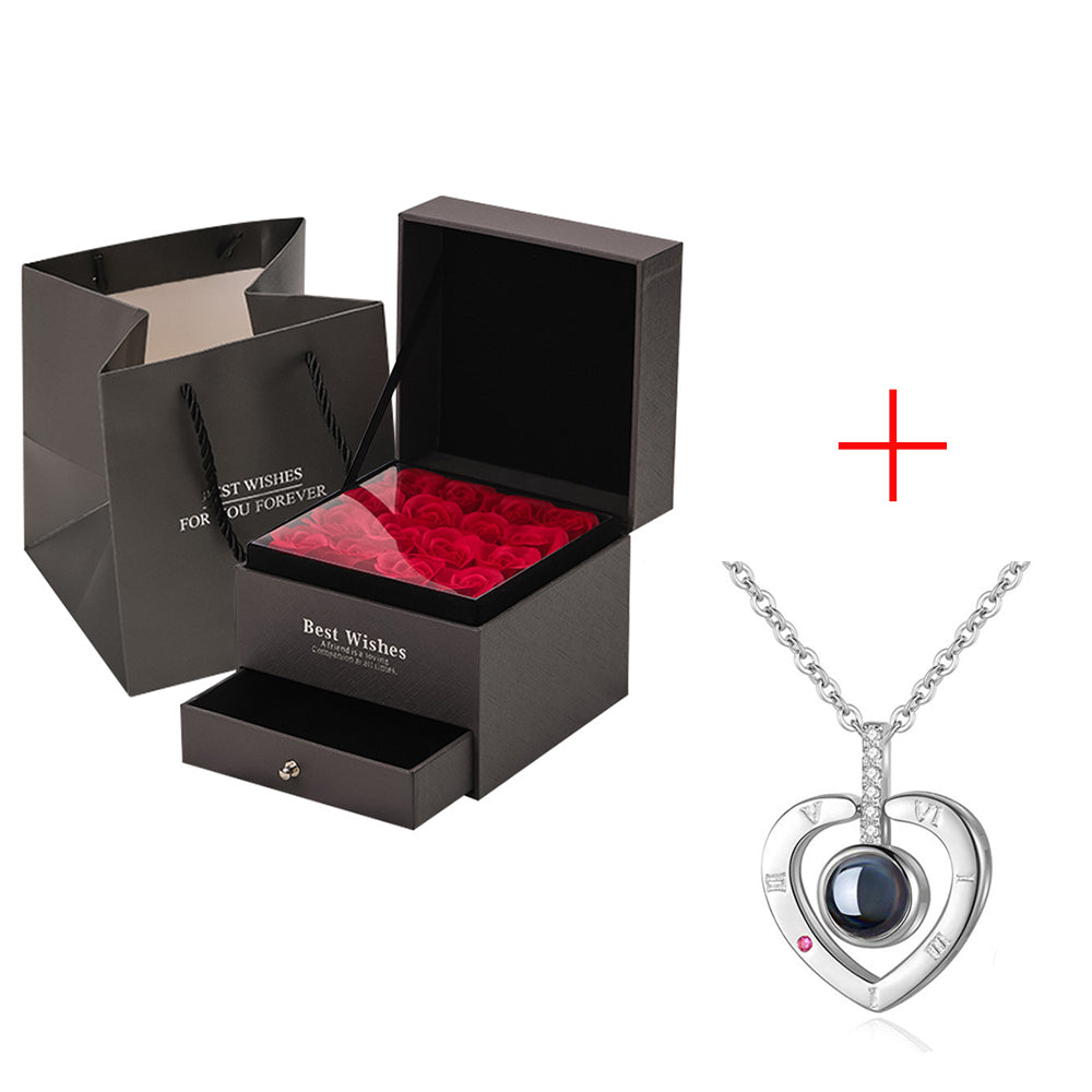 Rose Necklace Gift Set