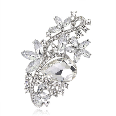 Rhinestone Brooch Acrylic Glass Brooch Pin Clothing Brooch