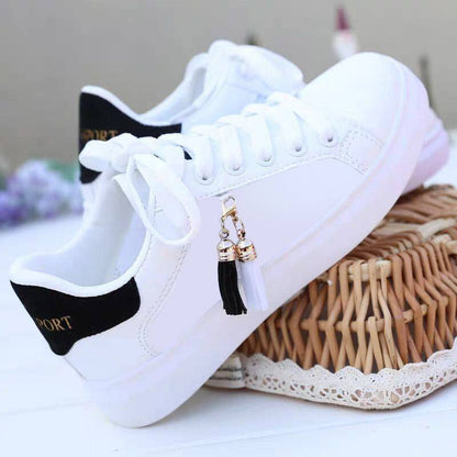 Mesh White Shoes