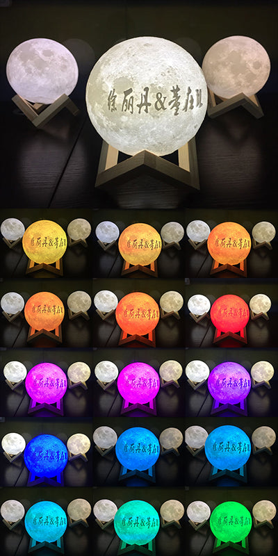3D Lunar Lamp