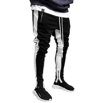 Men's Strappy Zippered Sports Trousers