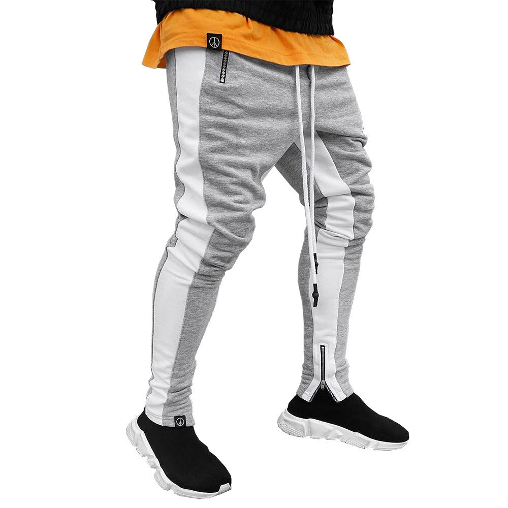 Men's Strappy Zippered Sports Trousers