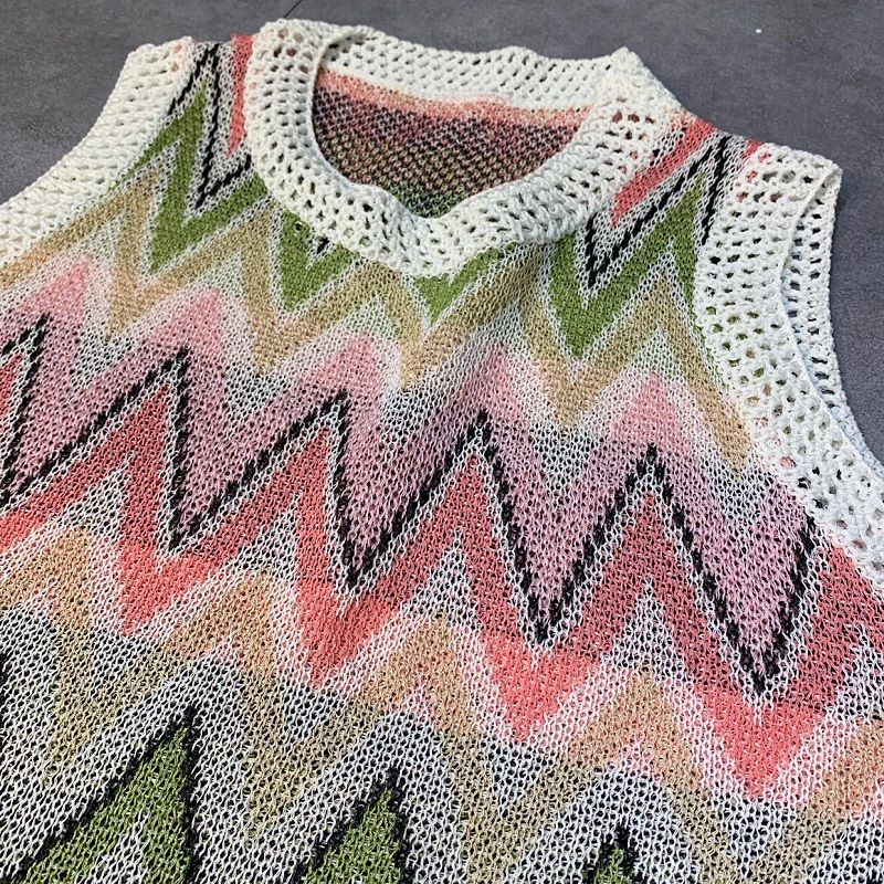 Professional Rainbow Knit Dress