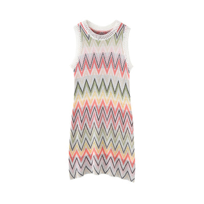 Professional Rainbow Knit Dress