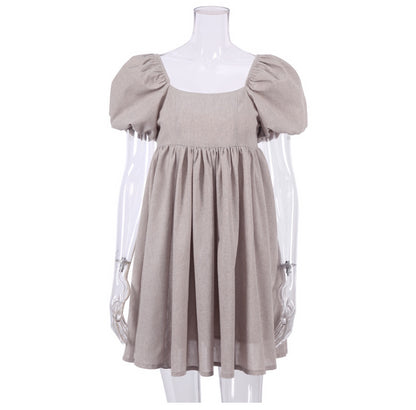 Chic Puff Mini Dress