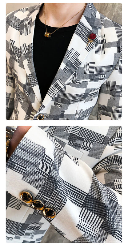sleek Men's Slim Suits