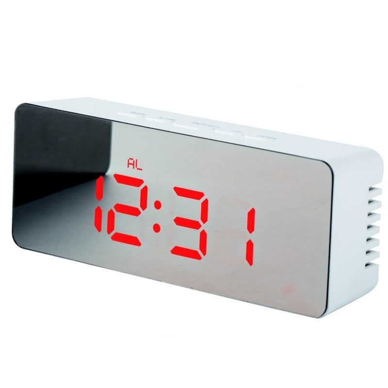 LED Mirror Clock