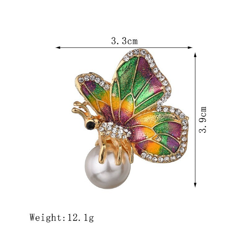 Vibrant Butterfly Brooch