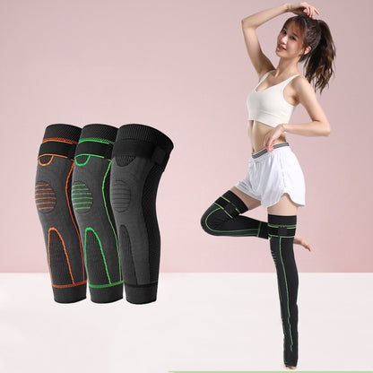 Men's And Women's Knitted Riding Long Lace Up Knee Pads