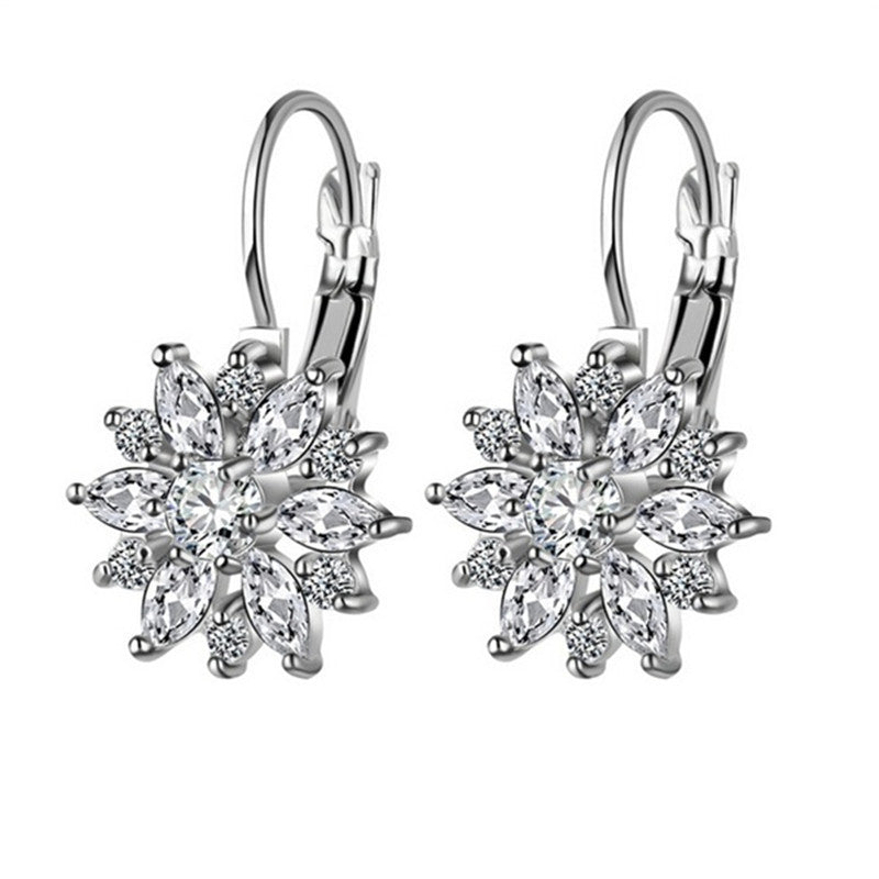 Rhinestone Sunflower Jewelry