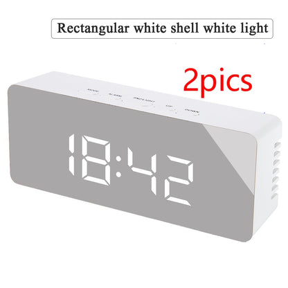 LED Mirror Clock
