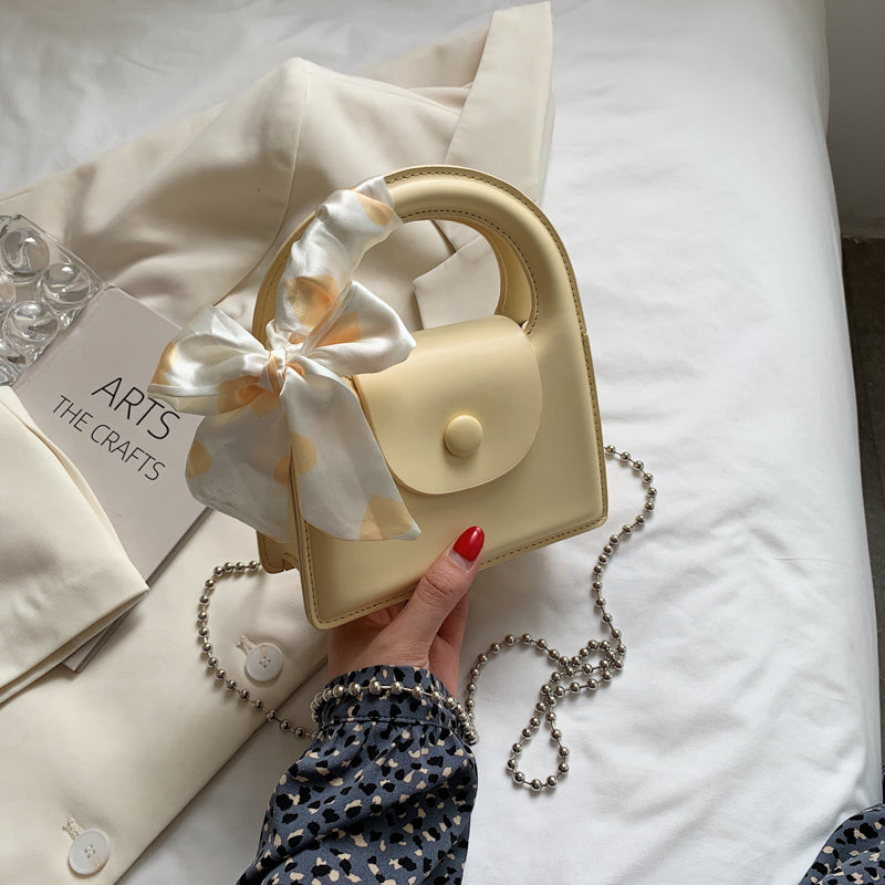 Women's Fashion Hand Carry All-match High-end Chain Messenger Bag