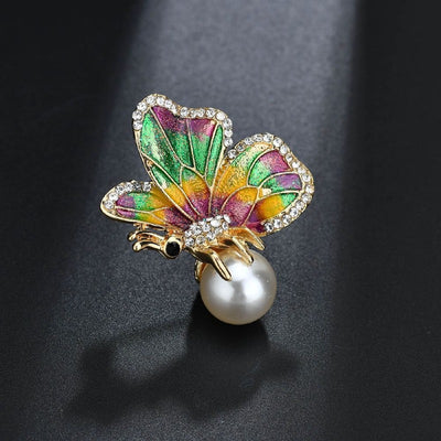 Vibrant Butterfly Brooch