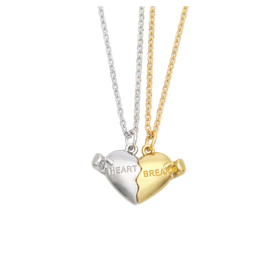 Holding Heart Magnet Pendant Couple Necklace For Love