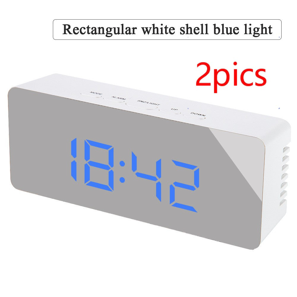 LED Mirror Clock