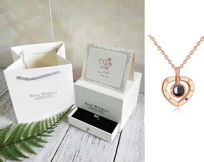 Rose Necklace Gift Set