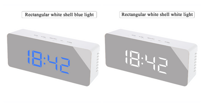 LED Mirror Clock
