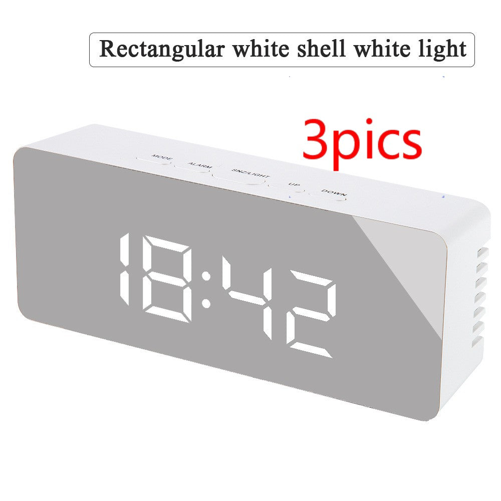 LED Mirror Clock