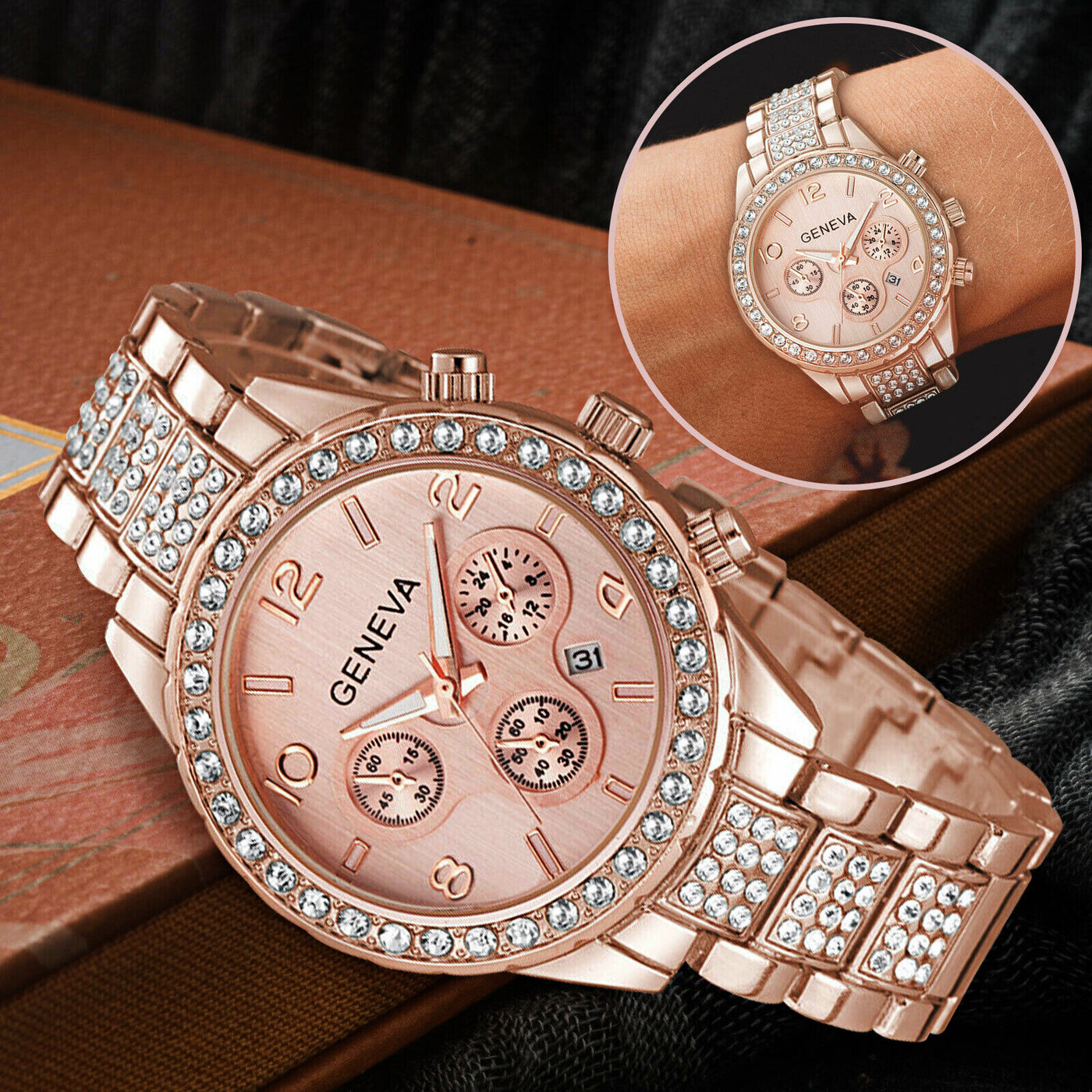 Crystal Quartz Watch