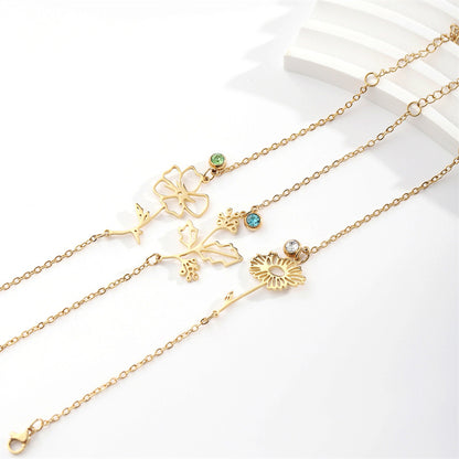 December Flower Bracelet Women's All-match
