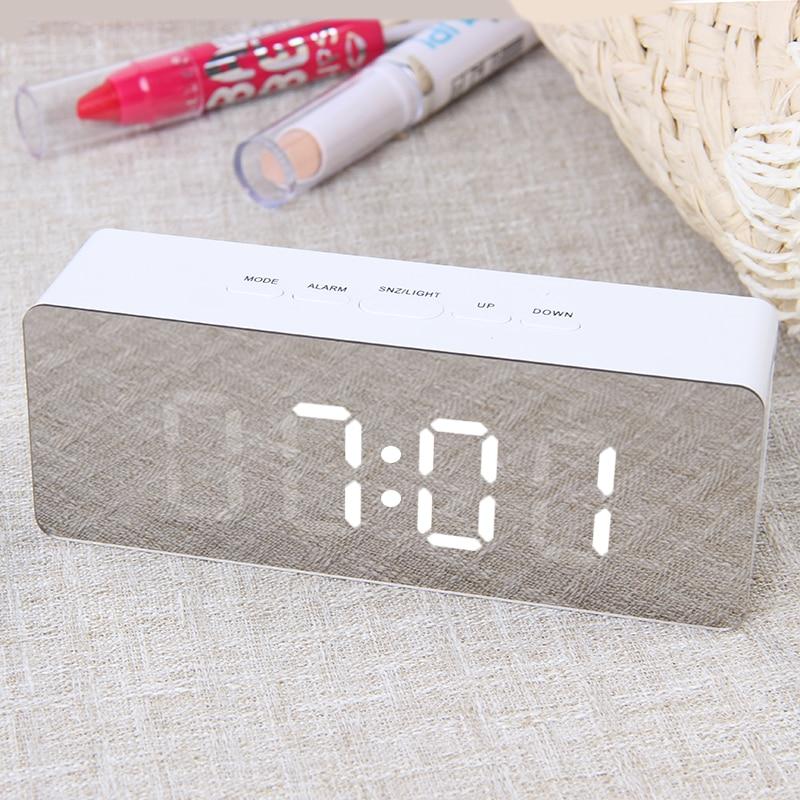 LED Mirror Clock