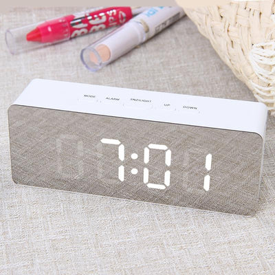 LED Mirror Clock