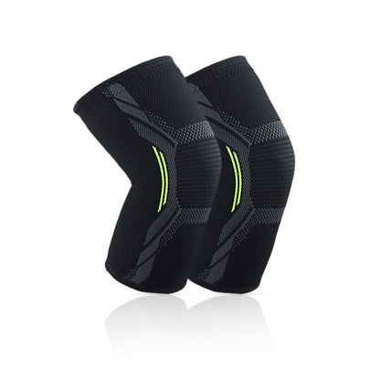 Four-way stretch knitted nylon knee pads