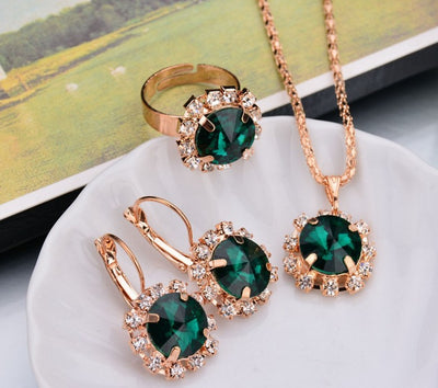 Crystal Jewelry Set
