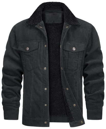 Corduroy Plush Jacket