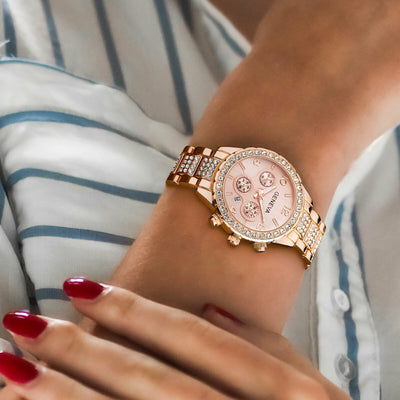Crystal Quartz Watch