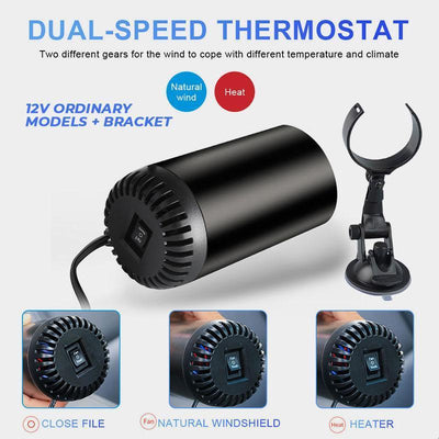 Car Window Heater Fan