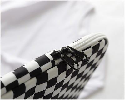 Checkered File Bag