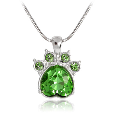 December birth stone necklace