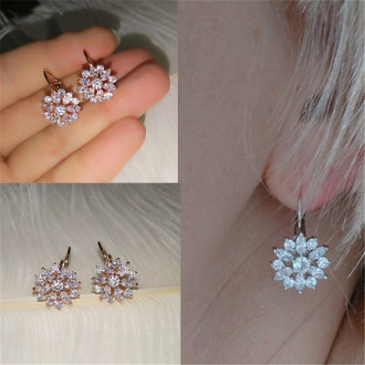 Rhinestone Sunflower Jewelry