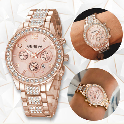 Crystal Quartz Watch