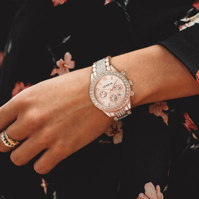 Crystal Quartz Watch
