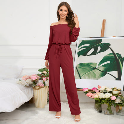Lantern Sleeve Jumpsuit