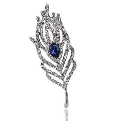 Pendant Feather Brooch Dual-purpose Pin Brooch