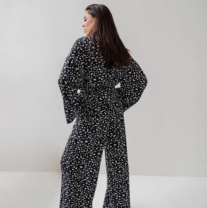Printed Autumn Long-sleeved Trousers