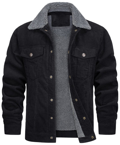 Corduroy Plush Jacket