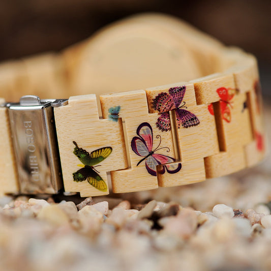 Butterfly Print Watch