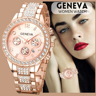 Crystal Quartz Watch