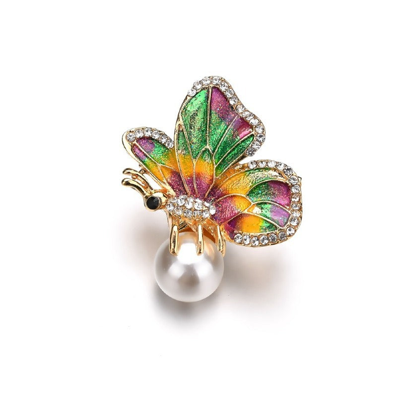 Vibrant Butterfly Brooch